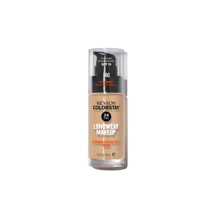 Revlon ColorStay, fond de ten pentru ten mixt și gras, Nr. 180 Sand Beige, 30 ml — preț și oferte