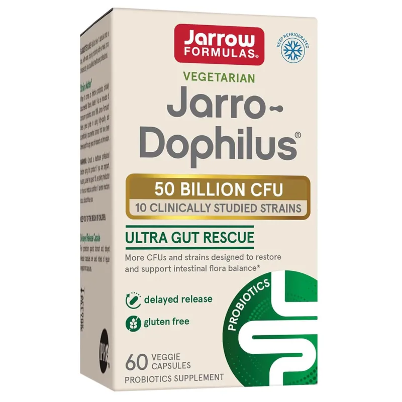 Jarrow Formulas Jarro-Dophilus, probiotic, 60 capsule vegane — preț și oferte