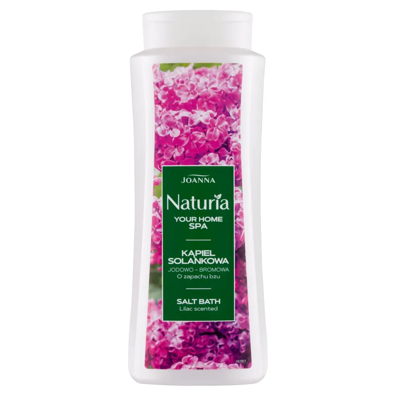 Joanna Naturia Body, baie de sare cu aromă de liliac, 500 ml — preț și oferte