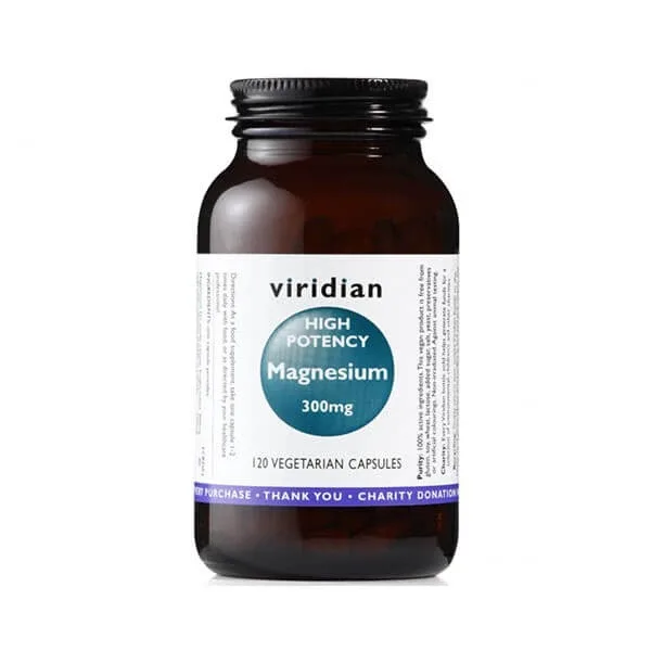 Viridian High Potency Magnesium, magneziu 300 mg, 120 capsule — preț și oferte