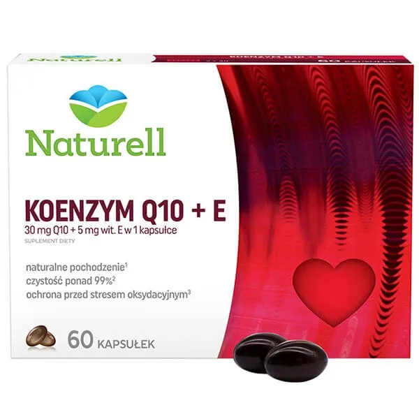 Naturell, Coenzima Q-10 30 mg + Vitamina E, 60 capsule Naturelle — preț și oferte