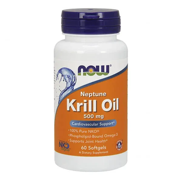 Now Foods, Krill Oil Neptune, 60 capsule — preț și oferte