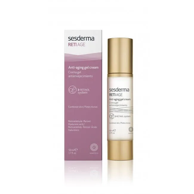 Crema-gel cu efect anti-imbatranire pentru ten mixt Reti Age, 50 ml, Sesderma — preț și oferte