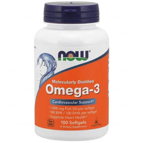 Now Foods, Omega-3 1000 mg, 200 capsule — preț și oferte