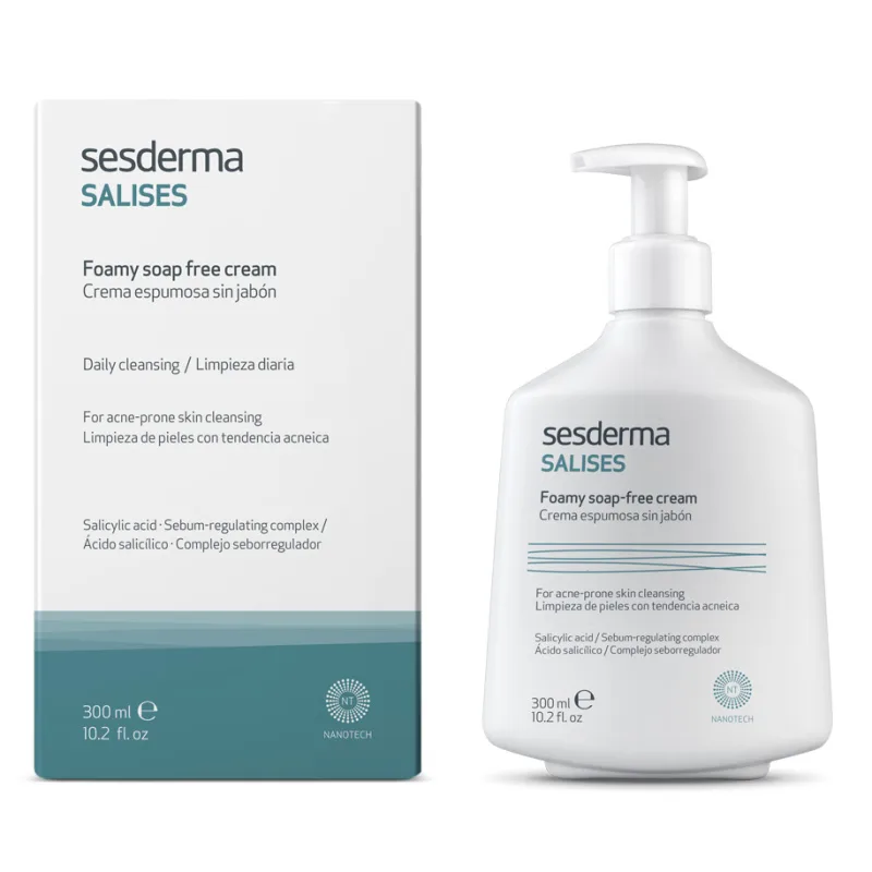 Crema pentru curatarea tenului gras Salises, 250 ml, Sesderma — preț și oferte