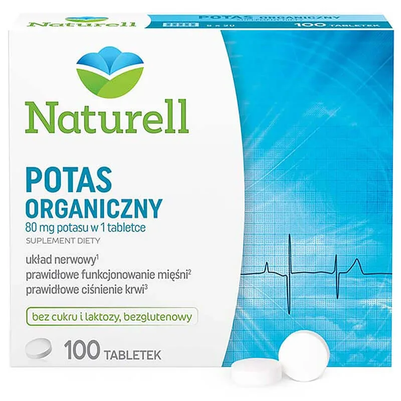 Naturell Potasiu organic, 100 comprimate Naturelle — preț și oferte