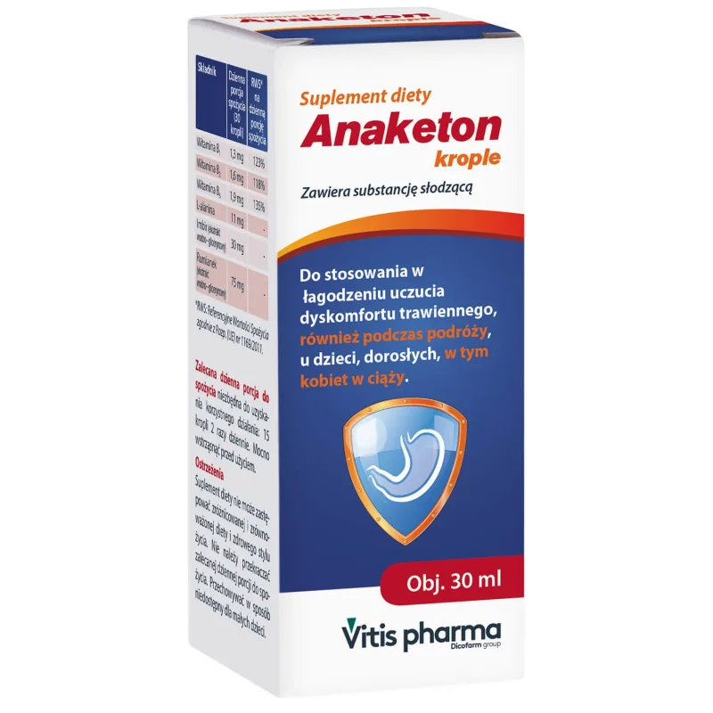 Anaketone, picături, 30 ml Vitis — preț și oferte
