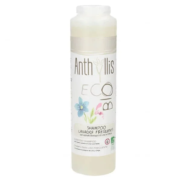 Anthyllis EcoBio, șampon frecvent cu extract de in și urzică, 250 ml — preț și oferte