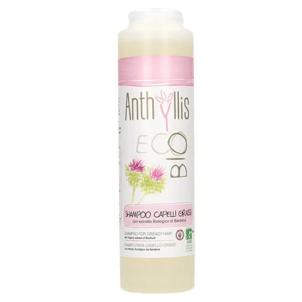 Anthyllis EcoBio, șampon pentru păr gras și mătreață, extract de brusture, 250 ml — preț și oferte