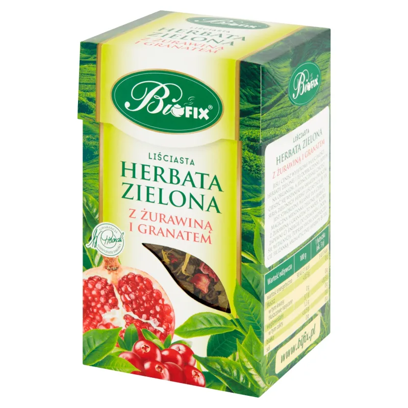 Bi Fix, Verde cu afine și rodie, ceai din frunze libere, 100 g — preț și oferte
