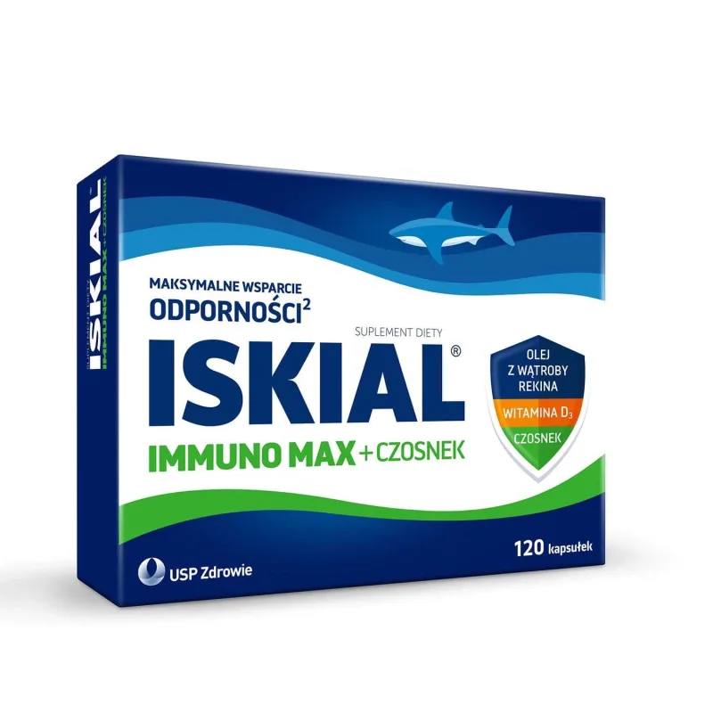 Iskial Max + Usturoi, pentru copii peste 6 ani și adulți, 120 capsule USP — preț și oferte