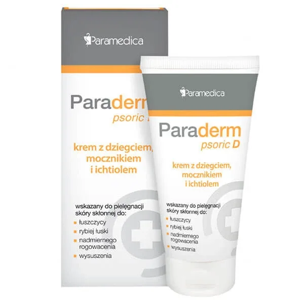 Paraderm Psoric D, cremă cu gudron, uree și ihtiol, 85 g — preț și oferte
