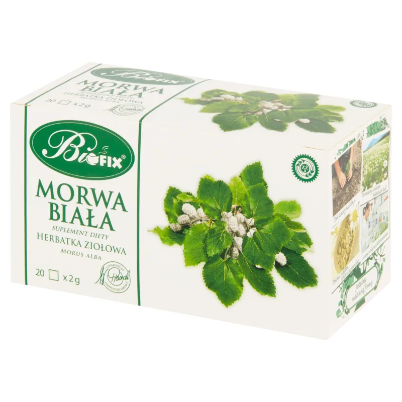 Bi Fix Mulberry alb, ceai de plante, 2 g x 20 pliculețe — preț și oferte