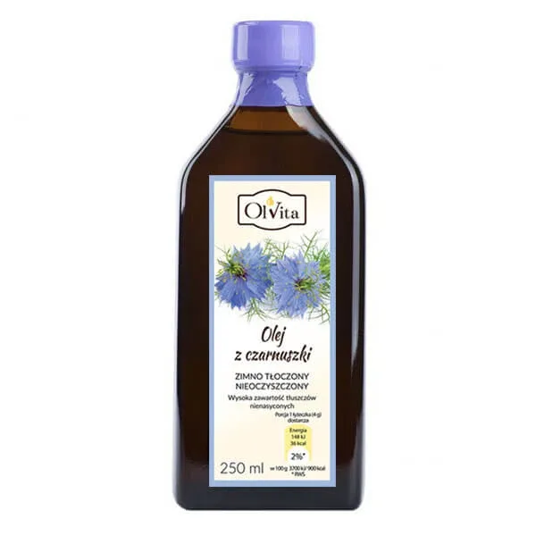 OlVita ulei de chimen presat la rece, nepurificat, 250 ml — preț și oferte