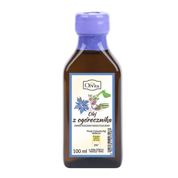 OlVita Ulei de borago, presat la rece, nepurificat, 100 ml — preț și oferte