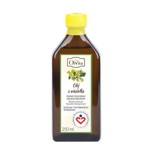 OlVita Ulei de Evening Primrose, presat la rece, nepurificat, 250 ml — preț și oferte