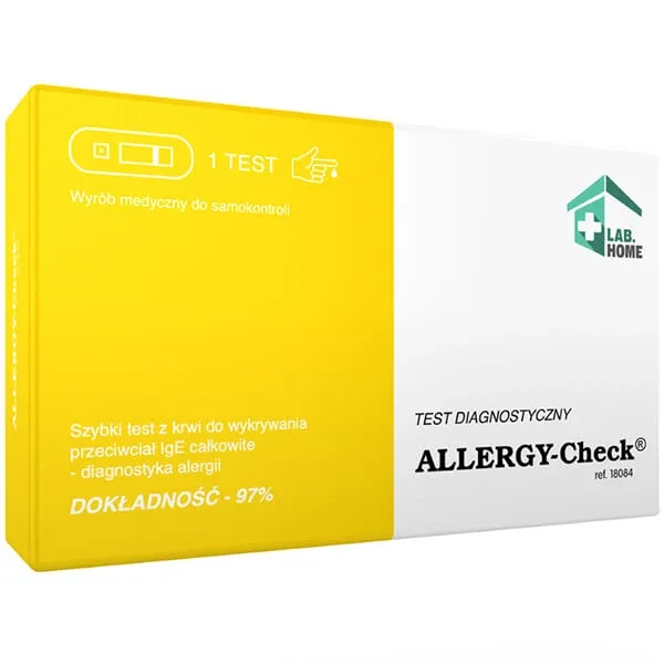 LabHome Allergy-Check, test de sânge pentru anticorpi IgE, diagnostic al alergiilor, 1 buc — preț și oferte