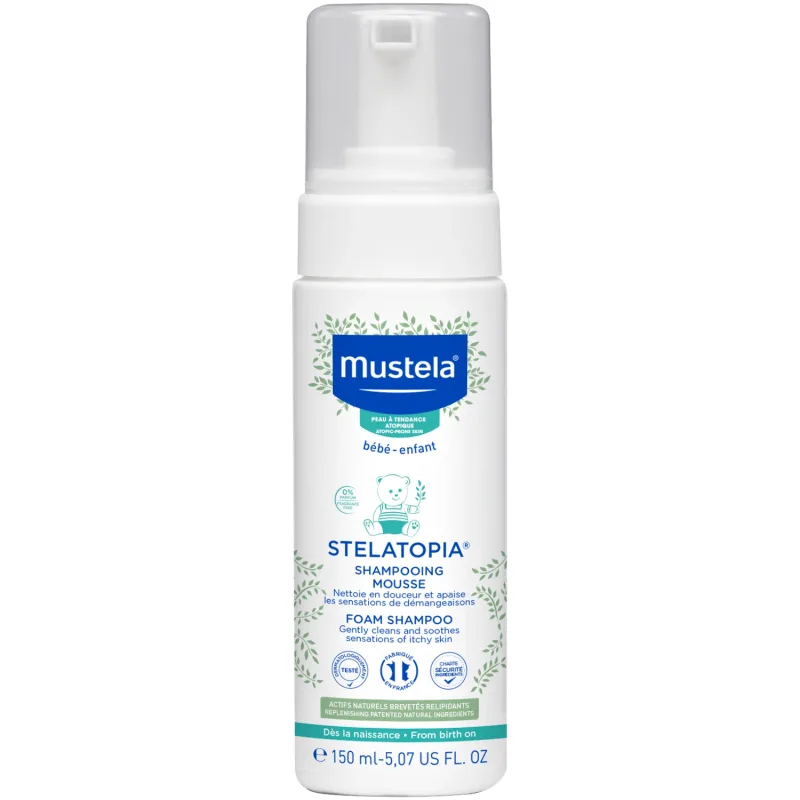 Mustela Stelatopia, șampon spumă pentru copii, 150 ml — preț și oferte