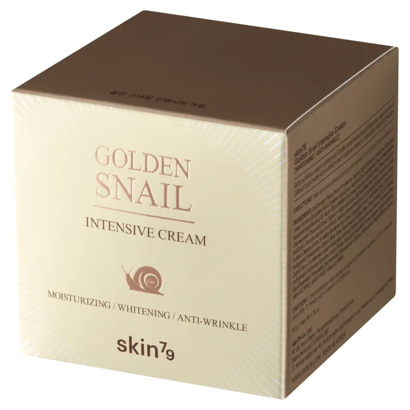 Skin79 Golden Snail Intensive Cream, cremă facială cu mucus de melc, 50 g — preț și oferte