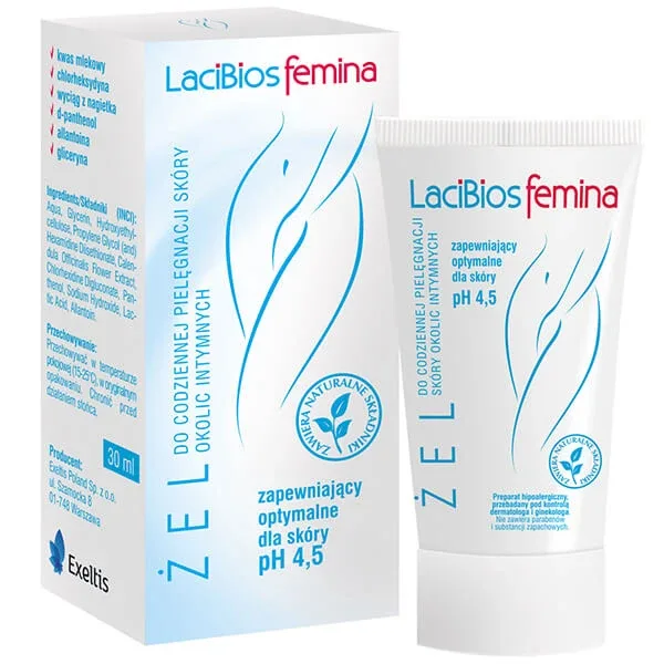 Lacibios Femina, gel de îngrijire intimă zilnică, 30 ml — preț și oferte