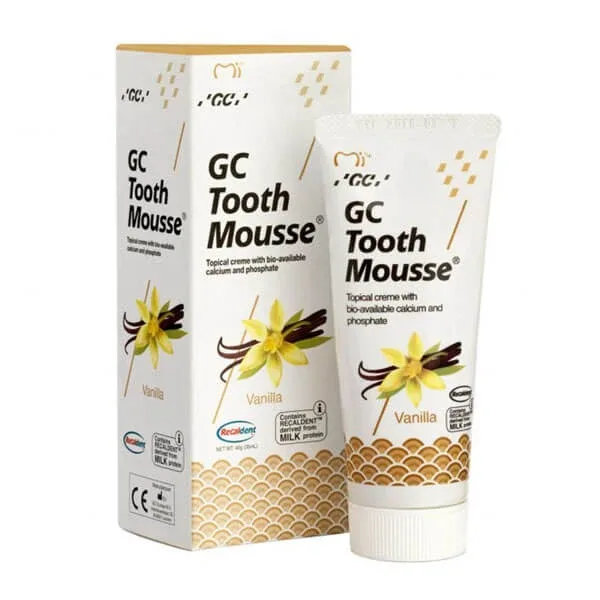 GC Tooth Mousse, pastă topică, aromă de vanilie, fără fluor, 35 ml GC DENTAL — preț și oferte