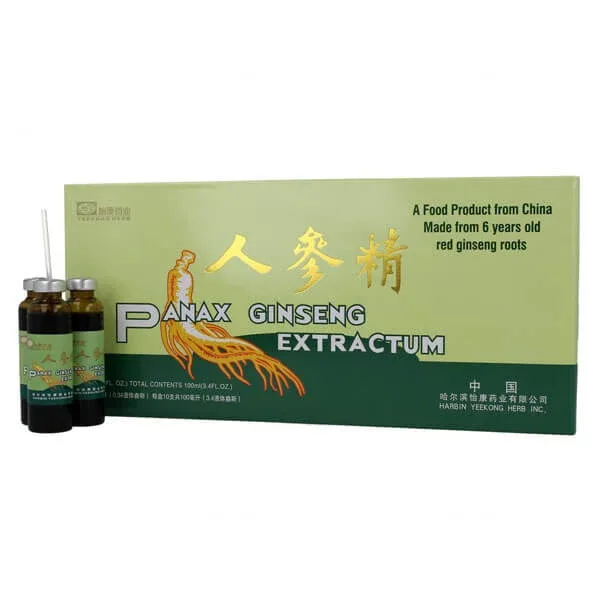 Panax Ginseng Extractum, ginseng, 10 ml x 10 fiole — preț și oferte