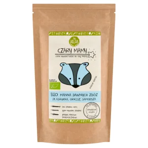 Vrăjile mamei Helpa Bio Mană de cereale antice, pâine plată, spelt, semolă, fără lapte, fără zahăr adăugat, 200 g