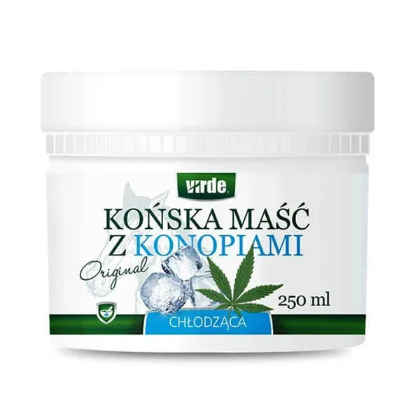 Virde, unguent răcoritor pentru cai cu cânepă, 250 ml — preț și oferte