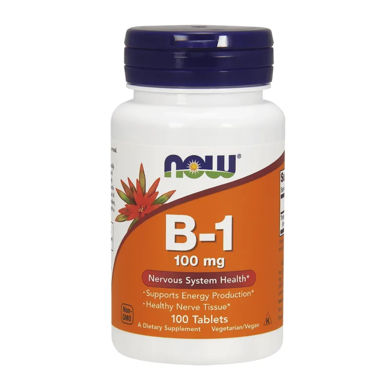 Now Foods B-1, vitamina B1, 100 comprimate — preț și oferte