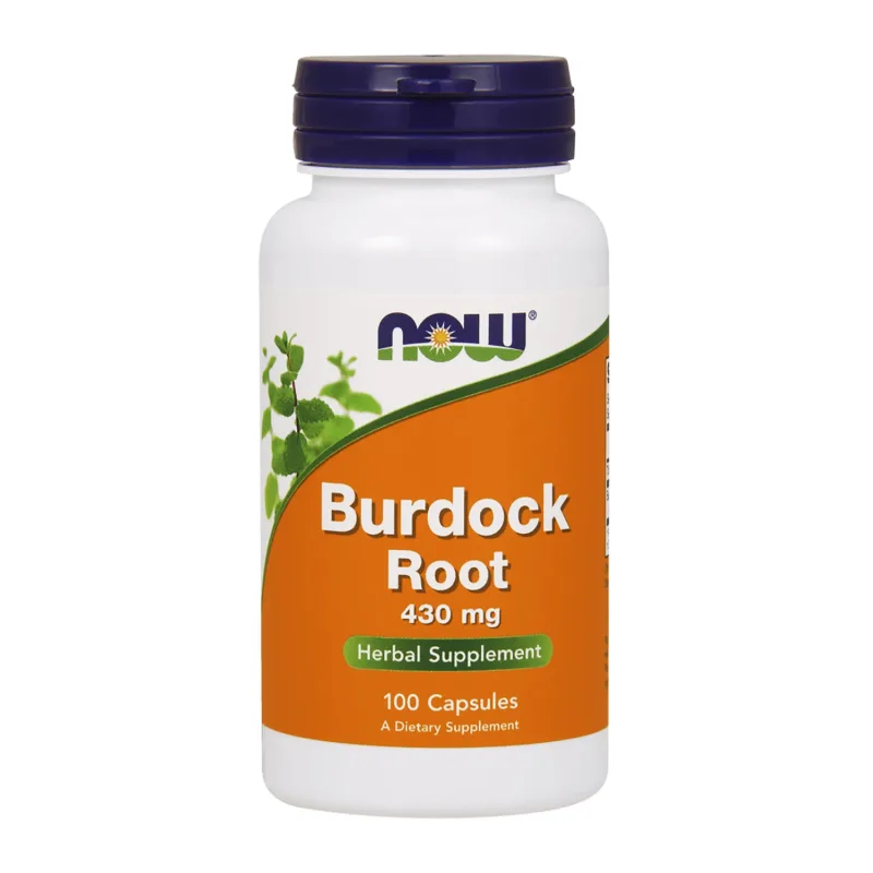 Now Foods, Rădăcină de brusture, rădăcină de brusture 430 mg, 100 capsule — preț și oferte
