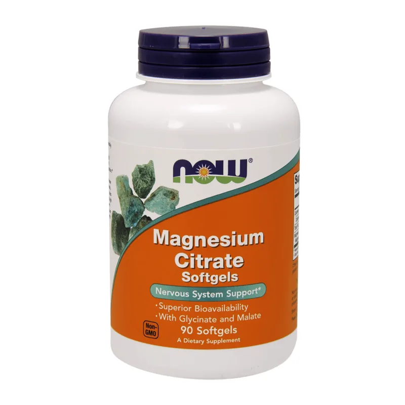 Now Foods, Citrat de magneziu, 90 capsule — preț și oferte