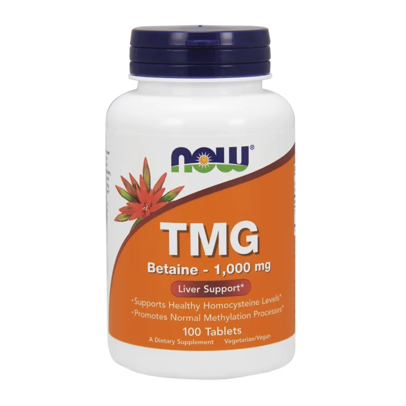 Now Foods TMG, betaina 1000 mg, 100 comprimate — preț și oferte