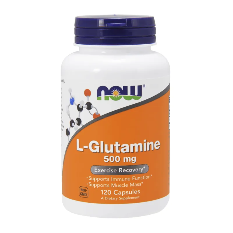 Now Foods, L-Glutamină, 500 mg, 120 capsule — preț și oferte
