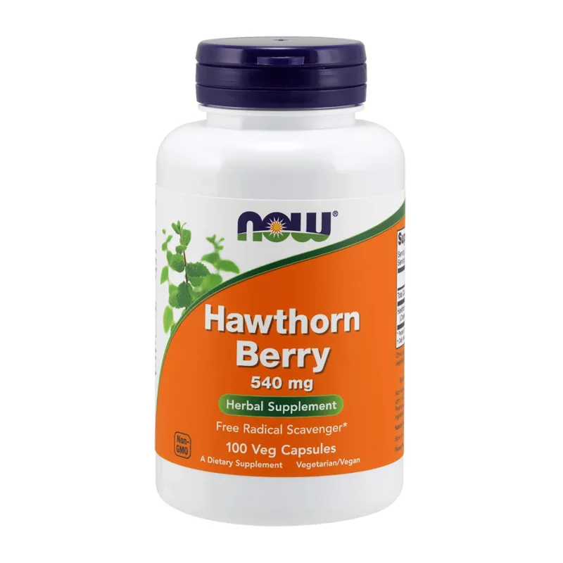 Now Foods Hawthorn Berry 540 mg, fructe de păducel, 100 capsule — preț și oferte