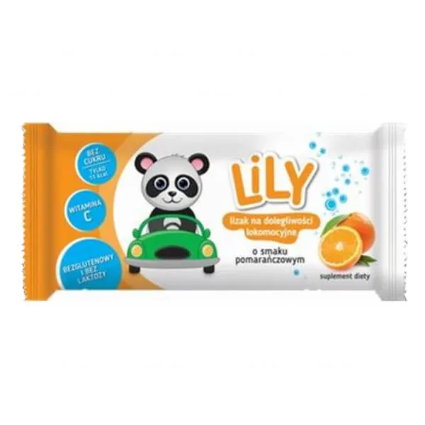 Lily Lollipop pentru răul de mișcare, aromă de portocale, 1 buc — preț și oferte