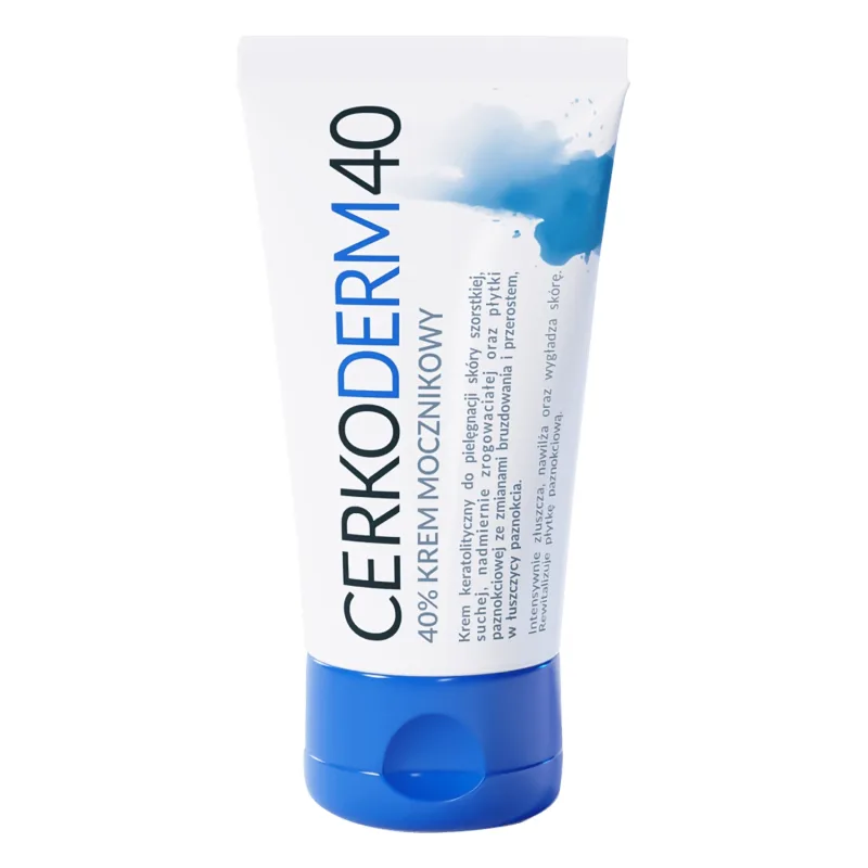 Cerkoderm 40, 40% cremă de uree, piele uscată, calcaroasă, 50 ml — preț și oferte