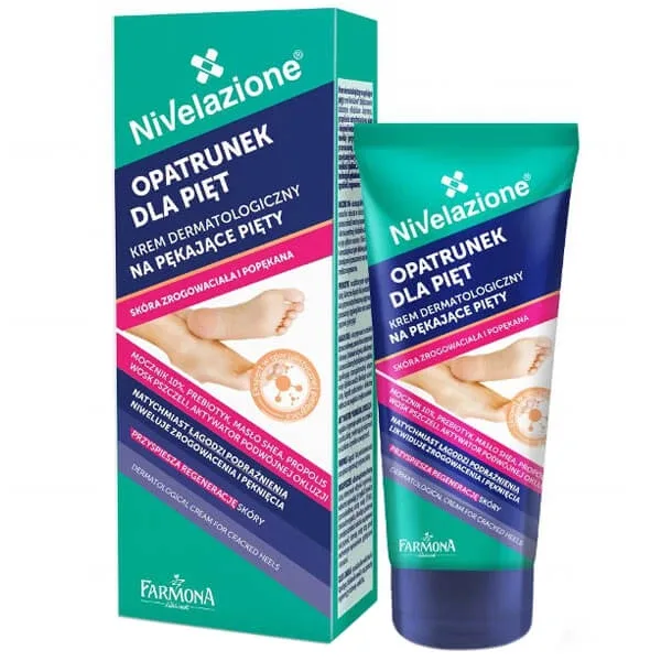 Farmona Nivelazione Opatrunek dla Heel, cremă dermatologică pentru călcâie crăpate, piele keratinizată și crăpată, 75 ml — preț și oferte