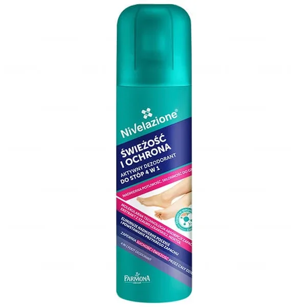 Farmona Nivelazione, deodorant activ pentru picioare 4in1, 180 ml — preț și oferte
