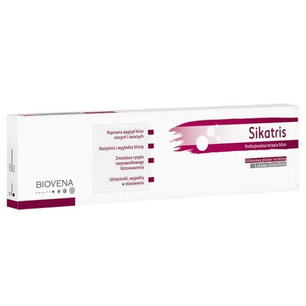 Sikatris, plasture cicatrice silicon, 5 cm x 30 cm, 1 buc — preț și oferte