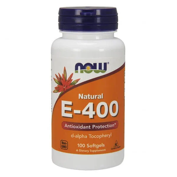 Now Foods Natural E-400, vitamina E, 100 capsule gel — preț și oferte