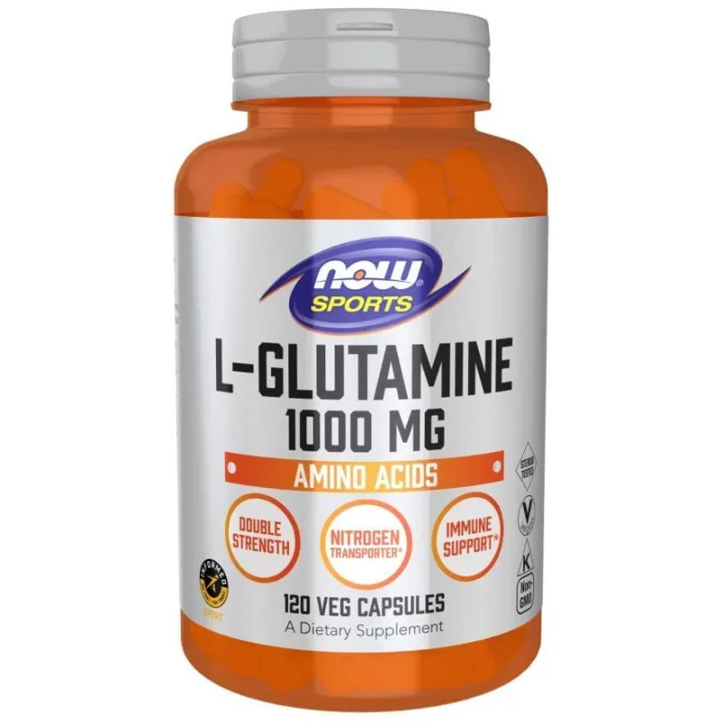 Now Foods, L-Glutamină, 1000 mg, 120 capsule — preț și oferte