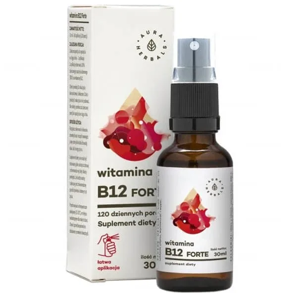 Aura Herbals Vitamina B12 Forte, aerosol, 30 ml — preț și oferte