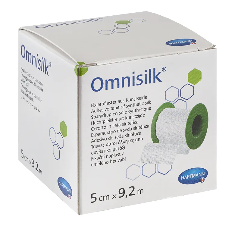 Omnisilk plasture matase 5cm*9,2m, 1rola, Hartmann — preț și oferte