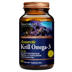 Doctor Life Antarctic Krill Omega-3, ulei de krill din Antarctica, 90 capsule