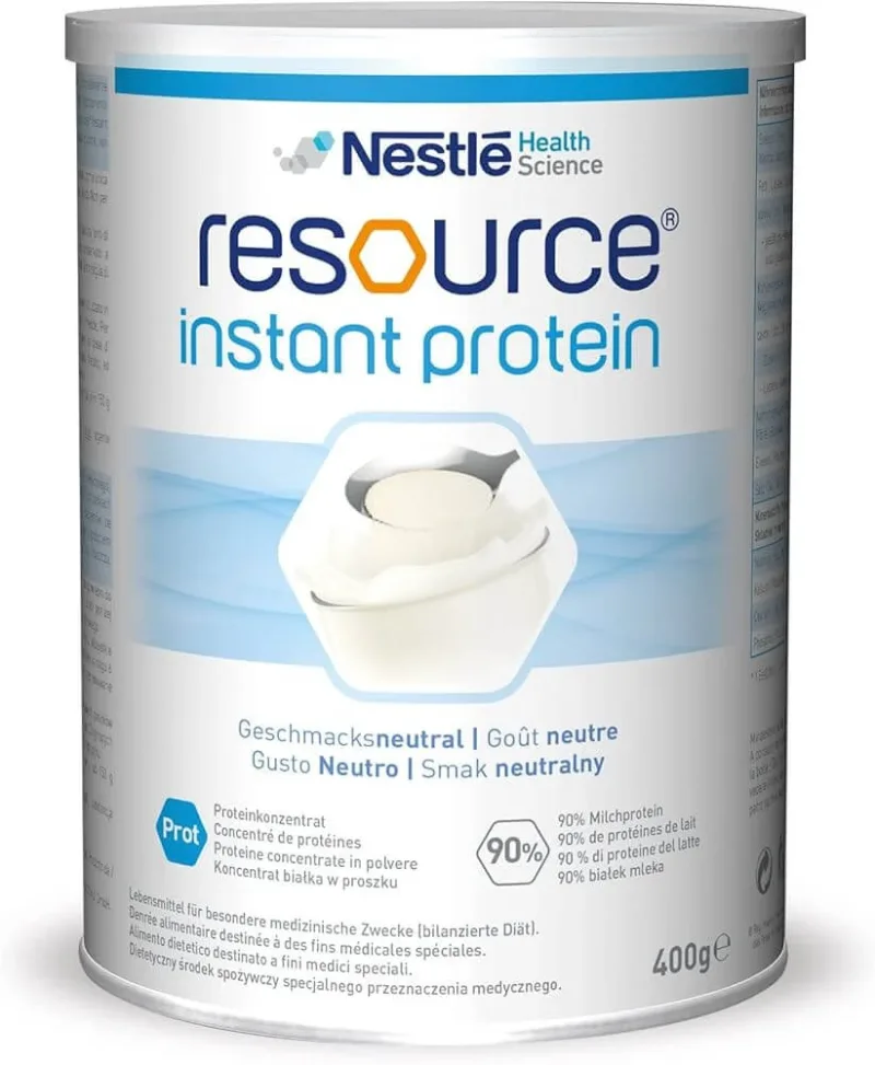 Preparat nutrițional Resource Instant Protein, aromă neutră, 400 g, Nestlé — preț și oferte