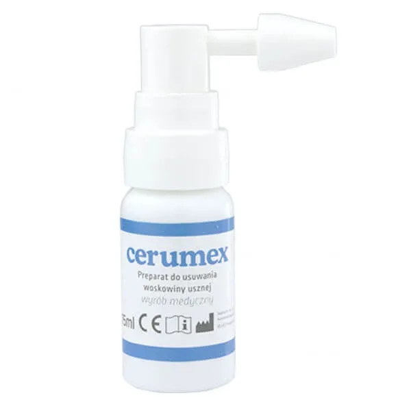 Cerumex, dispozitiv de îndepărtare a cerumenului, spray, 15 ml — preț și oferte