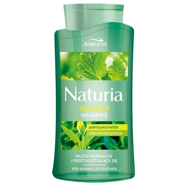 Joanna Naturia, șampon de păr cu urzică și ceai verde, 500 ml — preț și oferte