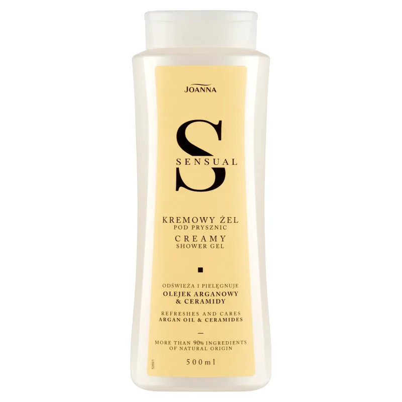Joanna Sensual, gel cremă pentru duș, ulei de argan, 500 ml — preț și oferte