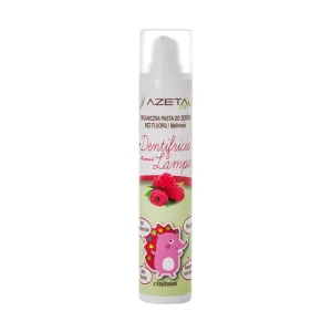 Azeta Bio, pastă de dinți organică pentru copii, 0-24 luni, zmeură, fără fluor, 50 ml