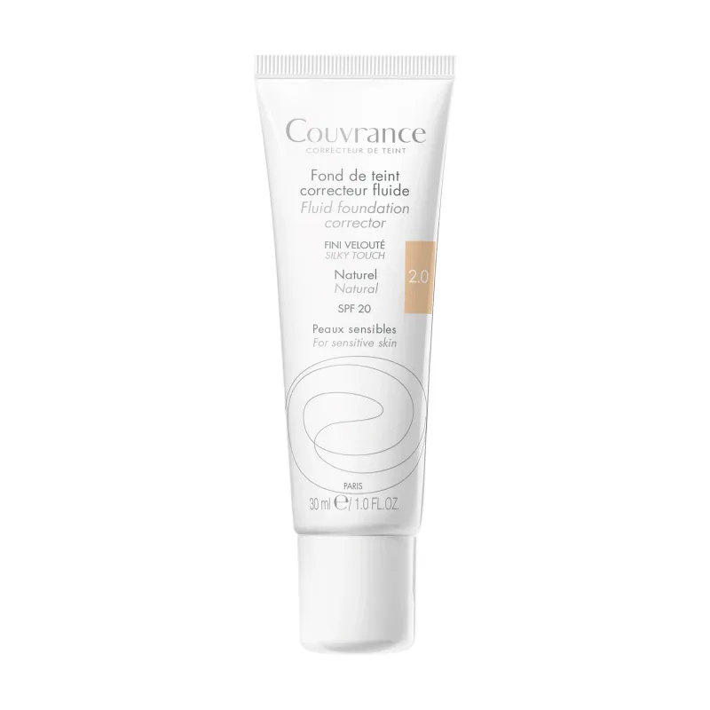 Avene Couvrance, fluid corector, nr. 2.0, natural, SPF 20, 30 ml — preț și oferte